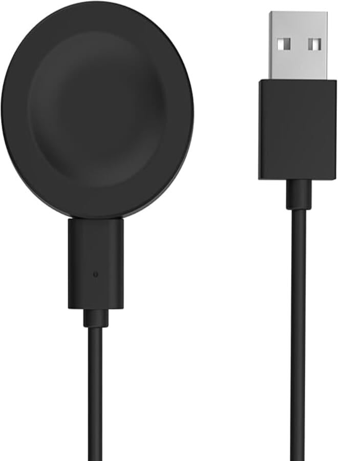 Magnetic Charger Compatible with Huawei Watch GT5/GT4/GT3/GT3 Pro/GT3 SE/GT2 Pro/Watch 4/4 Pro/3/3 Pro/Ultimate/GT Runner, Portable Charging Station with Separate 1 M Charging Cable, Black